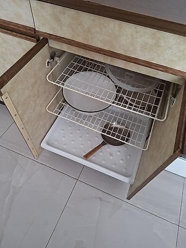 Үй жана бакча: Ашкана гарнитуру, түсү - Саргыч боз — 3