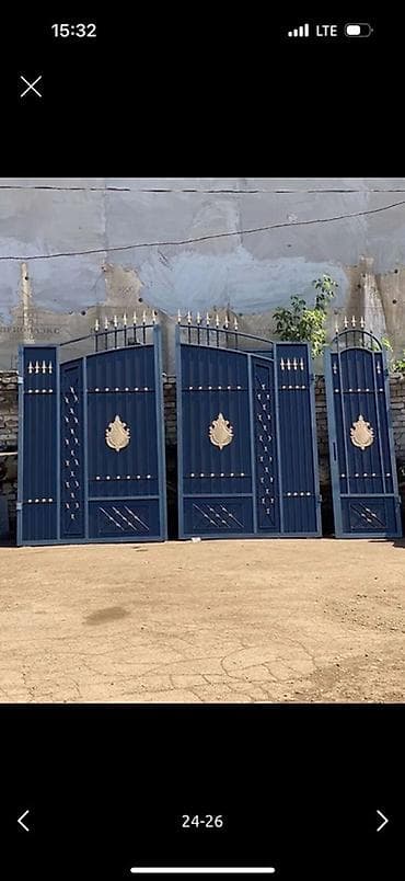 Распашные ворота: Кованые и сварные металлические ворота под ключ - Типы конструкций — 1