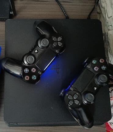 Видеоигры и приставки: Игровая приставка Sony PlayStation 4 Slim (черная) 512gb cuh2116a — 1