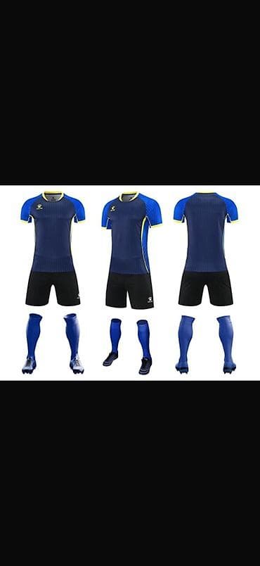 blue lock: Футбольная форма KELME (комплект) - Состав комплекта: футболка с — 3