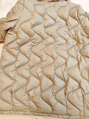 юникло сша: НОВАЯ.куртка с капюшоном размер 50 .цвет бежевый .капюшон не — 6
