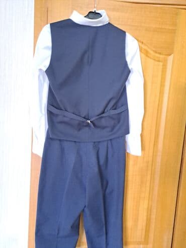 школьные костюмы для мальчиков: Школьная форма, цвет - Синий, Новый — 5