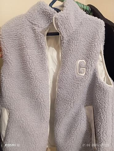 Атайын кийим: Двусторонняя жилетка без рукавов. - Сторона 1: мягкий «тедди»/шерпа — 1