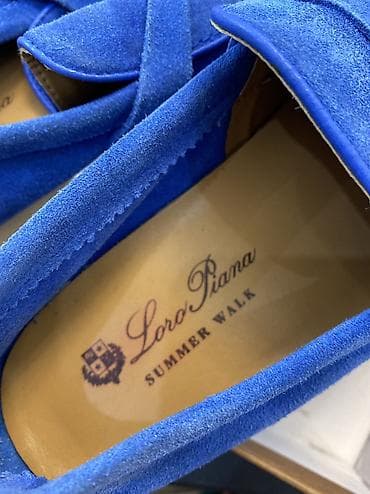 Айымдардын бут кийими: Лоферлер, 40, Loro Piana, Колдонулган, түсү - Көк, Өзү алып кетүү, Акылуу жеткирүү — 3