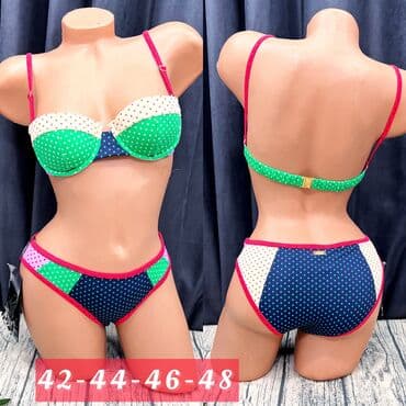 купальник для беременных бишкек: Раздельный купальник, Мягкая чашка, Плавки на завязках, С бахромой, XS — 2