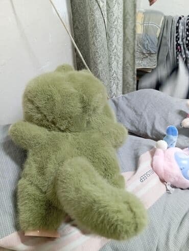 где можно купить обезьянку: Мягкая игрушка-кукла «Зелёный монстрик/кролик» - Забавный персонаж с — 3