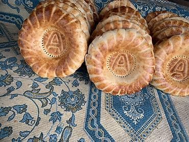 драгон фрукт: Лепёшка узбекская (нон, самаркандский хлеб) - Классическая круглая — 1