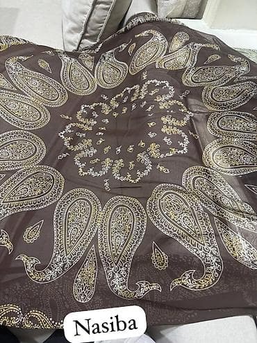 шарф из тонкой ткани: Женские платки и шарфы Nasiba - Платки с принтом камелии и — 6