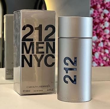212 men: Carolina Herrera 212 Men NYC Eau de Toilette, 100 мл (3.4 fl oz) - — 3