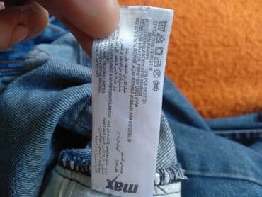 мусулманская одежда: Джинсы мужские .х/б,цвет голубой,из Дубая,размер 36,не стрейч,бренд — 5