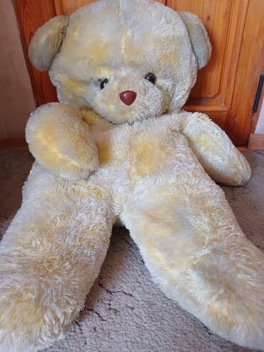 мишка цена: Игрушка мягкая б/у медведь.длина-110см. Цена за 1мягкую игрушку за — 2