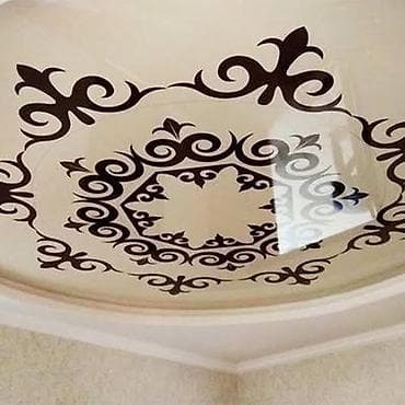 motion design: Натяжной потолок Глянцевое, Матовое, 3D потолки Гарантия, Бесплатная консультация, Бесплатный замер — 6