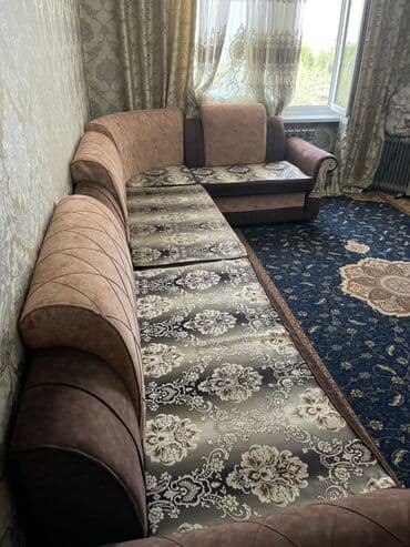 диваны угловые фото и цены: Угловой диван, C подушками, Трехместный — 4