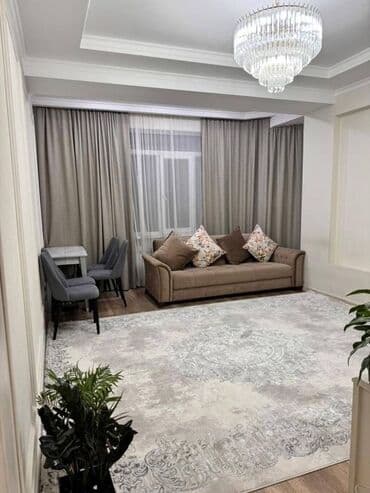 купить 3 кв 106 в мкр асанбай бишкек: 3 комнаты, 100 м², Элитка, 3 этаж, Евроремонт — 1