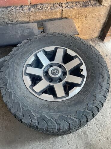 оригинальные штампованные диски опель: Колеса в сборе 285 / 70 / R 17, Всесезонная, Б/у, Пара, Внедорожные (АТ/МТ), отверстий - 6 — 1