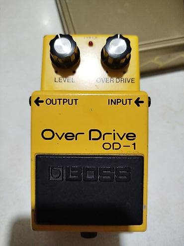 lava me: Гитарная педаль перегруза Boss OD-1 Over Drive (Japan) Редчайшее — 1