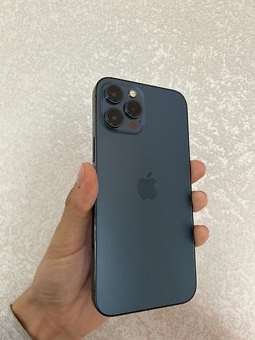 Apple iPhone: IPhone 12 Pro, Б/у, 256 ГБ, Pacific Blue, Кабель — 3
