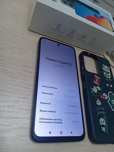 стекло ремонт: Redmi, Redmi 12, Б/у, 128 ГБ, цвет - Черный, 2 SIM — 2