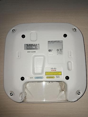 Модемы и сетевое оборудование: Точка доступа Cisco Aironet AIR-SAP1602I-R-K9 - Двухдиапазонная Wi‑Fi — 1