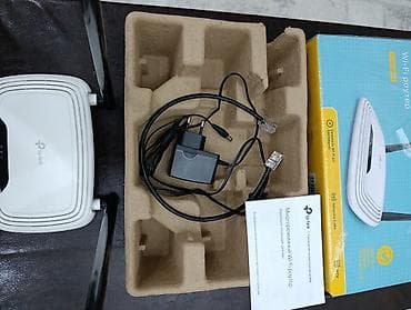 Настольные ПК и комплектующие: Продам WI-FI роутер tp-link TL-WR 841 N скорость до 300 Мбит/с. б.у — 3