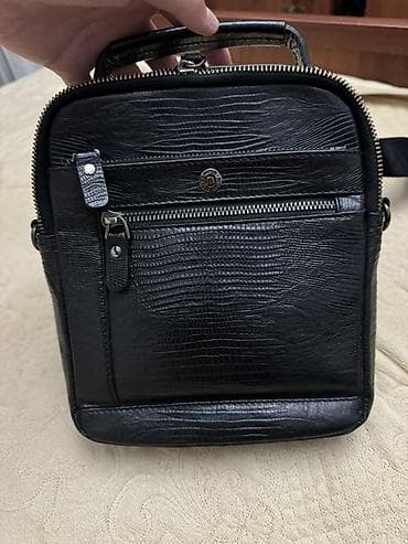 Срочно!!! Бутун Мужская сумка через плечо/в руку, черная -