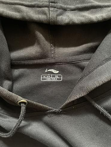 форма баскетбол: Мужская толстовка, XL, Lining, Б/у, цвет - Черный — 3