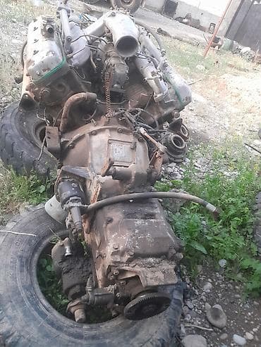 глушитель на авто: ЯМЗ v8 простой матор камаз каропка бир басканда журот — 2