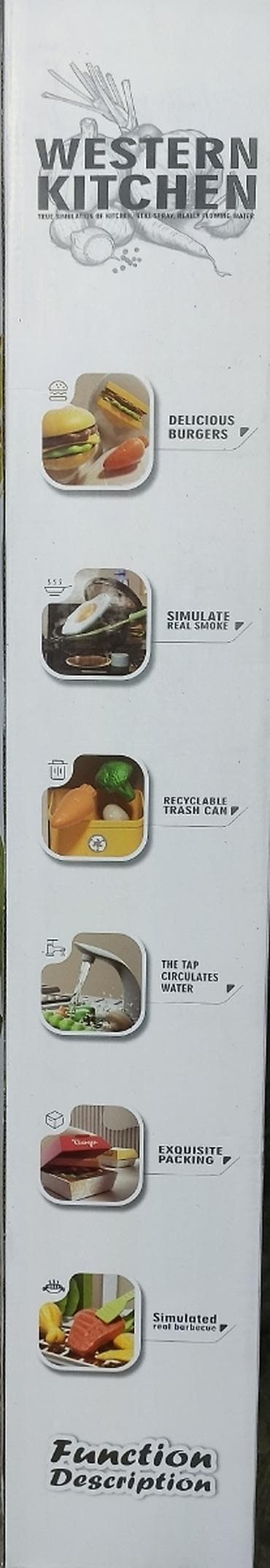 кухня игрушки: Игровая кухня Western Kitchen (3+) — большой интерактивный набор для — 4