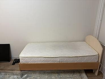 керебет бир кишилик: Бир кишилик керебет, Матрасы бар, узуну - 200 см — 2