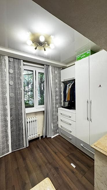 квартира 5 мкр: 2 комнаты, 44 м², 104 серия, 1 этаж, Евроремонт — 4