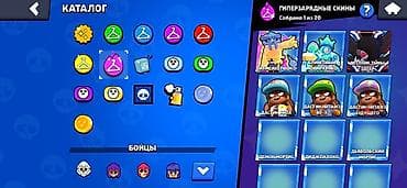Техника и электроника: Игровой аккаунт Brawl Stars Основные параметры: - 36 428 трофеев - — 5