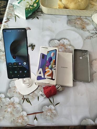 a03 core: Samsung Galaxy A21, Б/у, 64 ГБ, 2 SIM, 1 SIM — 4