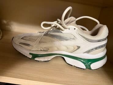 Спецодежда: Кроссовки Lacoste (модель в стиле ретро-раннинг) - Цвет: белый с — 4