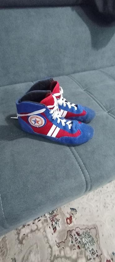 Борцовки для единоборств - Модель: высокие борцовки с шнуровкой - — 4