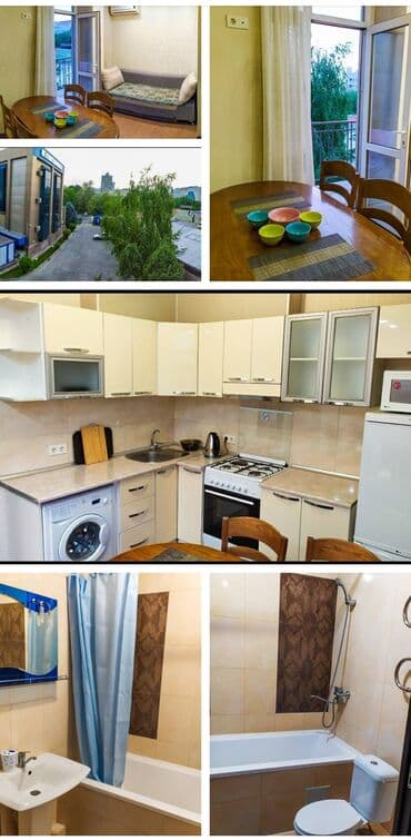 элитный квартира бишкек: 1 комната, Собственник, С мебелью полностью — 4