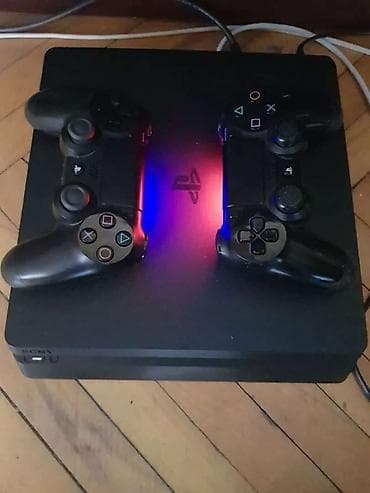 psp rom: Sony PS4 Slim 500gb 30игр 2 джойстика FC26, UFC 4, Need for Speed — 1