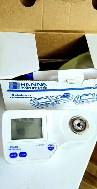 токоизмерительные клещи: Цифровой рефрактометр HANNA Instruments HI96801 для измерения массовой — 2