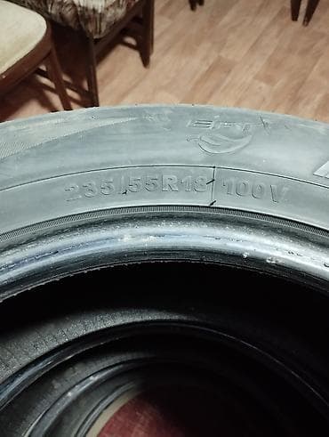 бу шины грузовой: Шины 235 / 55 / R 18, Лето, Б/у, Комплект, Внедорожные (АТ/МТ), Tracmax — 2