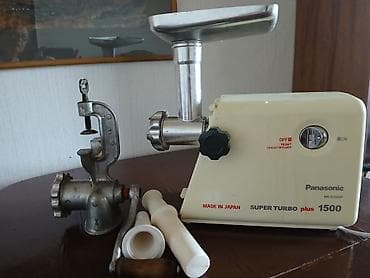 электромясорубка: Электромясорубка Panasonic Super Turbo Plus 1500 (модель MK-G1500P) + — 1