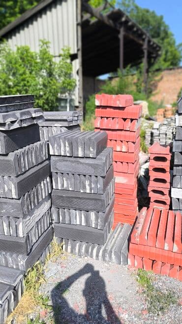 брусчатка бишкек дом брусчатки'' тротуарная плитка бордюры бишкек: Дорожный бордюр, Прессованный, Бетонный, Новый — 10