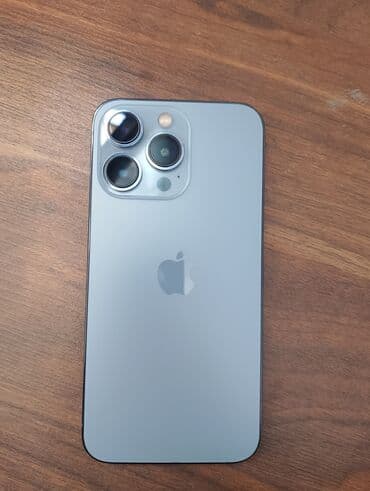 iphone 11 max: IPhone 13 Pro, Колдонулган, 128 ГБ, Sierra Blue, Заряддоочу түзүлүш, 100 % — 1