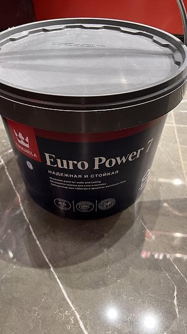 surface pen: Краска Тиккурила Tikkurila Euro matt 3 Euro Power 7 Euro Extra — 4