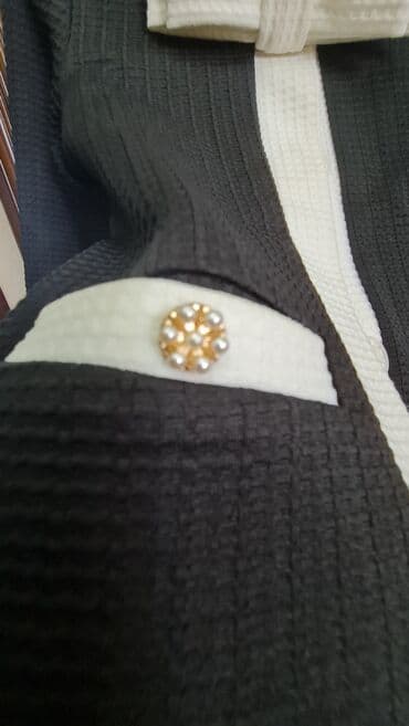 детское новогоднее платье: Комплект, цвет - Черный, Новый — 3