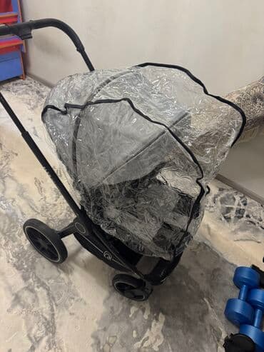удобные: Коляска, цвет - Черный, Б/у — 7