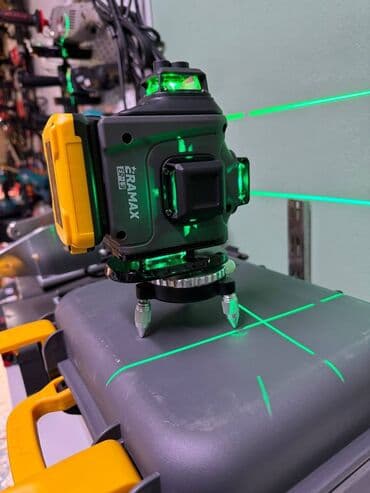 заряд акумулятора: Лазерный уровень фирмы: DWT 5д в комплекте: два аккумулятора и — 7