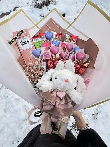 туулган кунго букет: Сладкий букет, шоколад, подарок На выписку в наличии Надоело дарить — 10