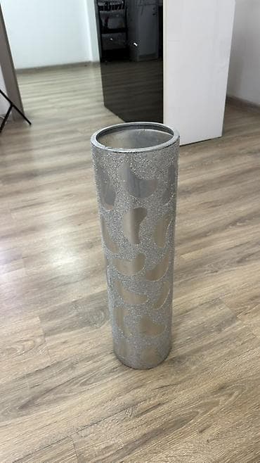 стекло для танцев: Высокая декоративная ваза-цилиндр - Материал: стекло. - Цвет и — 2