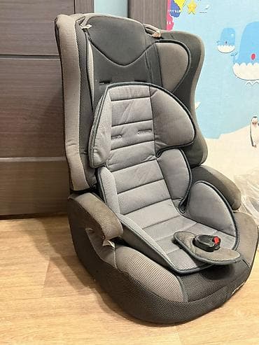 детское автокресло isofix: Автокресло, цвет - Серый, Б/у — 1