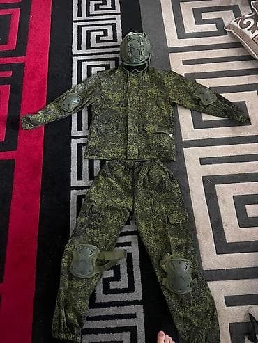 военный костюм: Комплект для страйкбола/туризма в камуфляже пиксель (зеленый) — 2