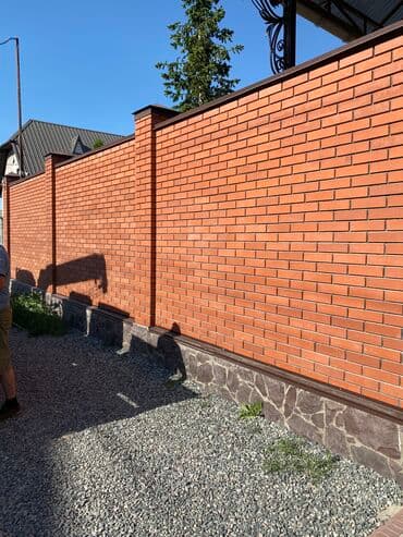 декаративный кирпич: Облицовочный Кирпич ~ Красный Кремлевский ~ для наружной и внутренней — 6